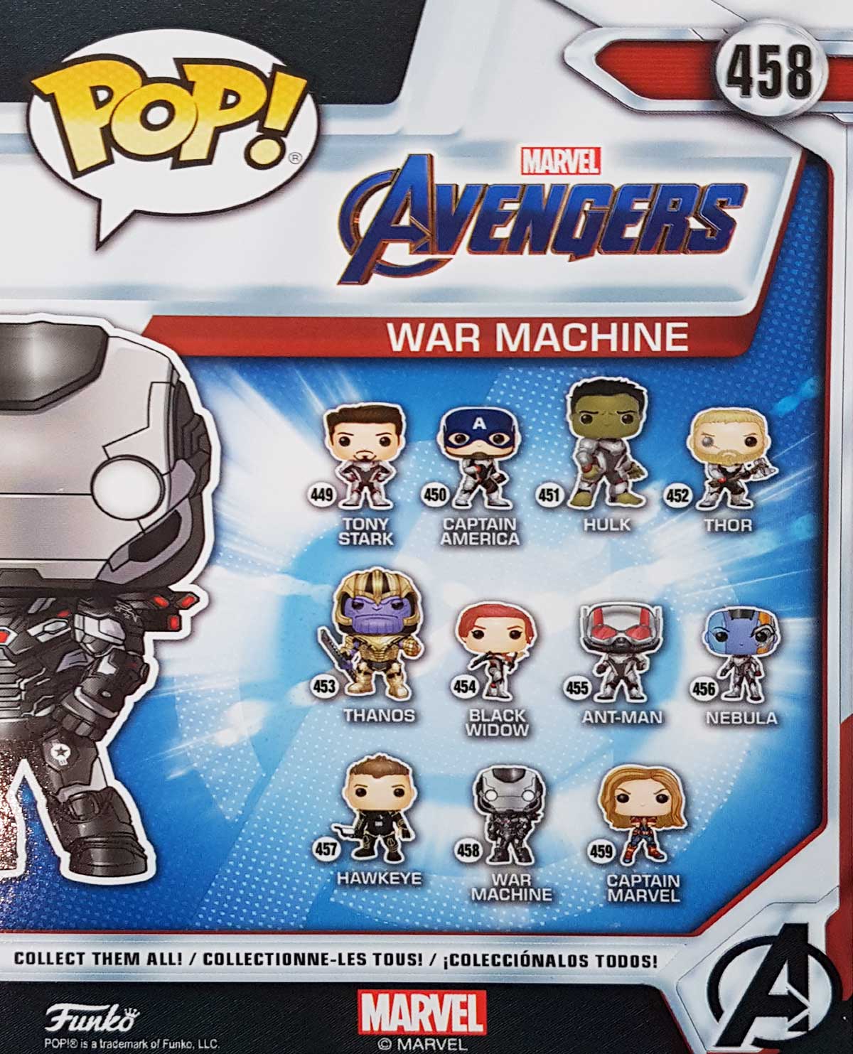 FIGURA POP AVENGERS ENDGAME WAR MACHINE - Image 3