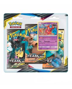 TRIPLE SOBRE POKEMON TRADING CARD GAME SUN AND MOON TEAM UP BLISTER