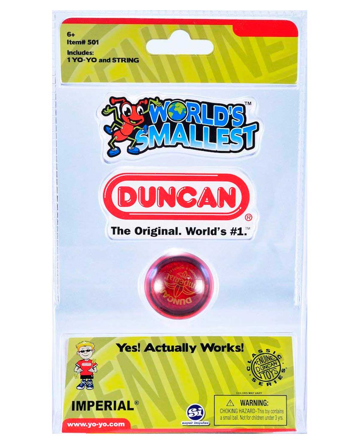 YOYO WORLDS SMALLEST DUNCAN