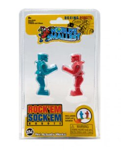 SET DE FIGURAS WORLDS SMALLEST ROCK EM SOCK EM ROBOTS