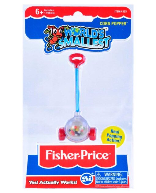 FIGURA WORLDS SMALLEST FISHER PRICE CORN POPPER