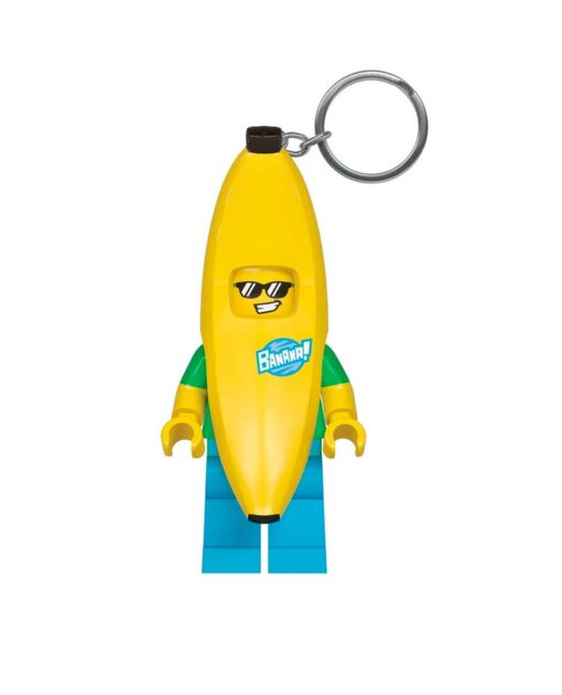 LLAVERO CON LUZ LED LEGO BANANA GUY
