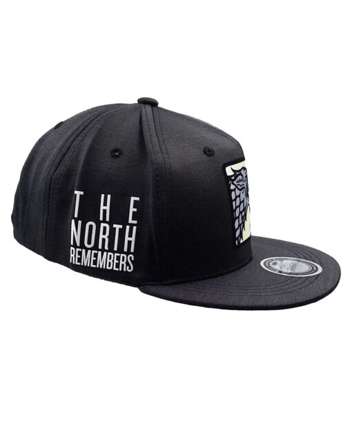 GORRA SNAPBACK GAME OF THRONES CASA STARK NEGRA - Image 2