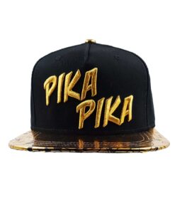 GORRA SNAPBACK POKEMON PIKA PIKA NEGRA