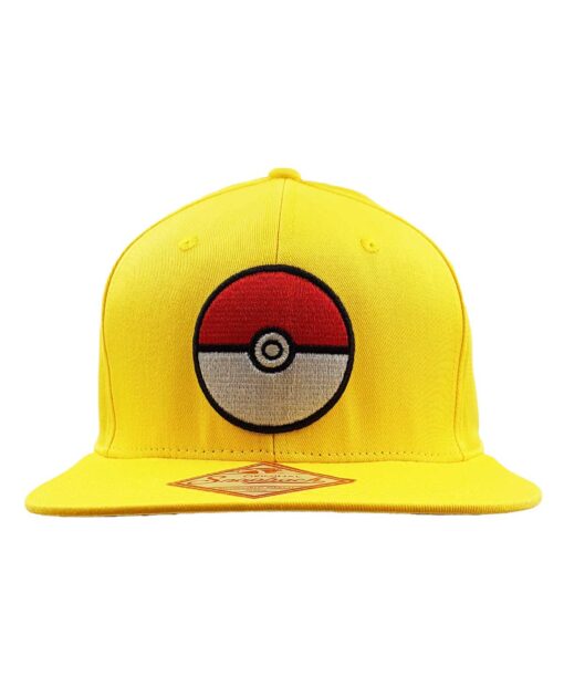 GORRA SNAPBACK POKEMON POKE BALL AMARILLA