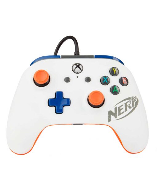 CONTROL XBOX ONE ALAMBRICO POWER A NERF BLANCO EXCLUSIVO GAMEPLANET