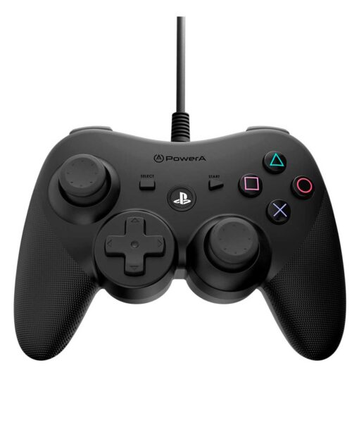 CONTROL PLAYSTATION 3 ALAMBRICO POWER A NEGRO