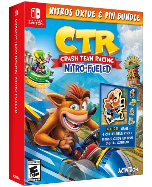 CRASH TEAM RACING NITRO FUELED NITROS OXIDE AND PIN BUNDLE