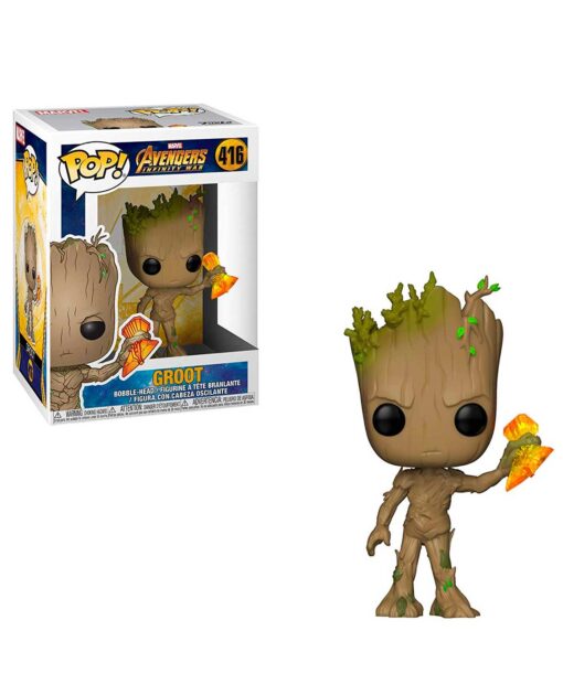 FIGURA POP AVENGERS INFINITY WAR GROOT WITH STORMBREAKER - Image 2