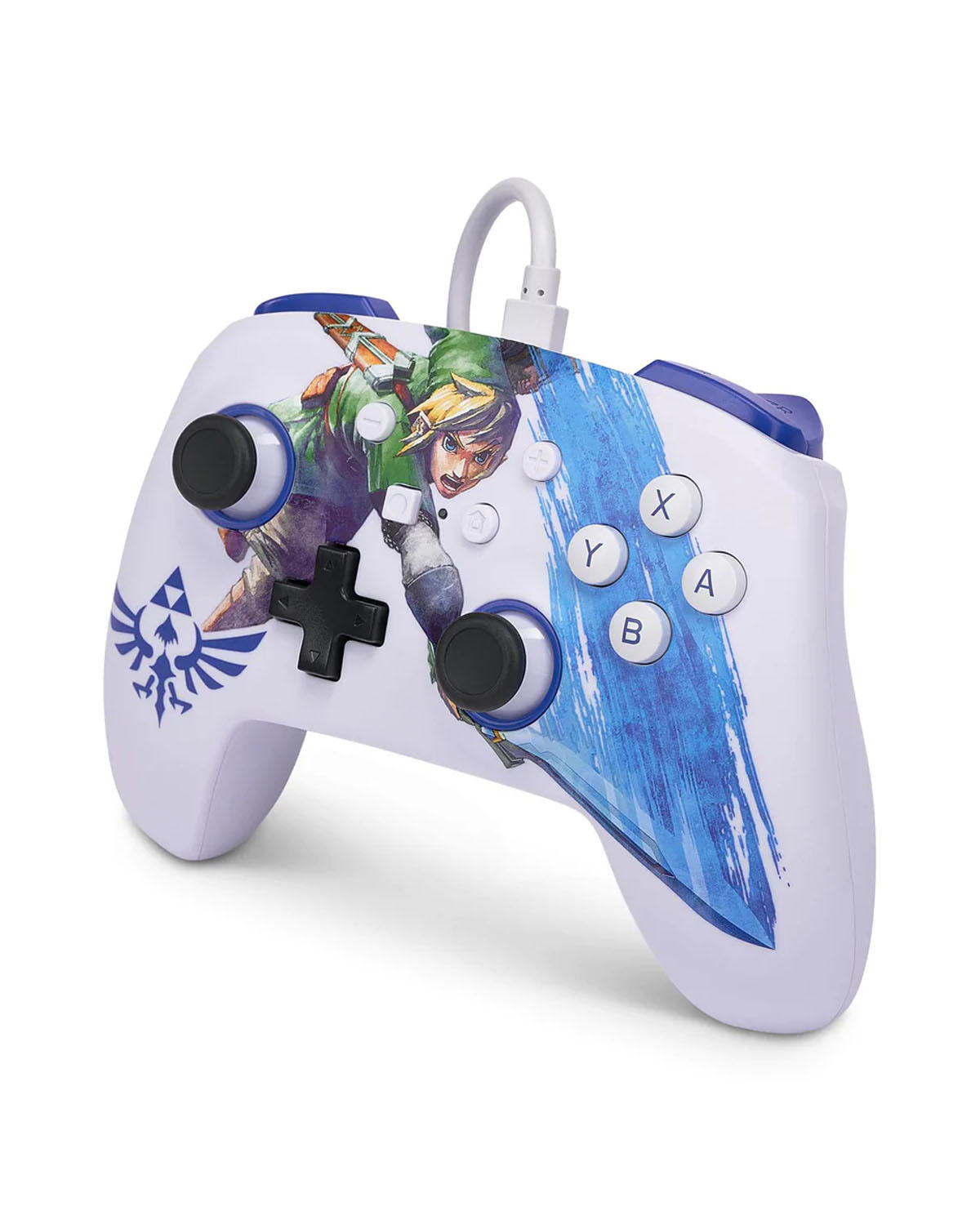 CONTROL ALAMBRICO POWER A NINTENDO SWITCH ENCHANCED MASTER SWORD ATTACK ZELDA LINK - Image 2