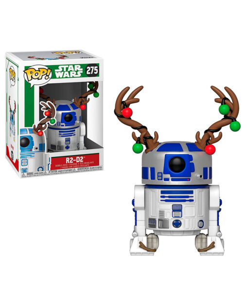 FIGURA POP STAR WARS HOLIDAY R2D2 WITH ANTLERS - Image 2