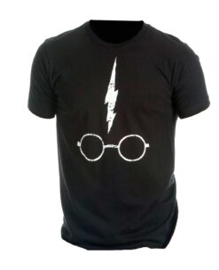 PLAYERA HARRY POTTER GLASSES AND SCAR NEGRA CHICA