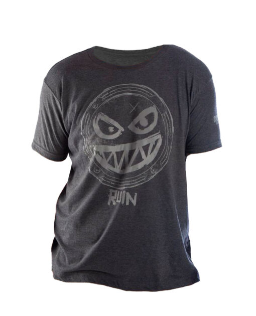 PLAYERA CALL OF DUTY BLACK OPS 4 RUIN ICON CONFETTI GRIS CHICA