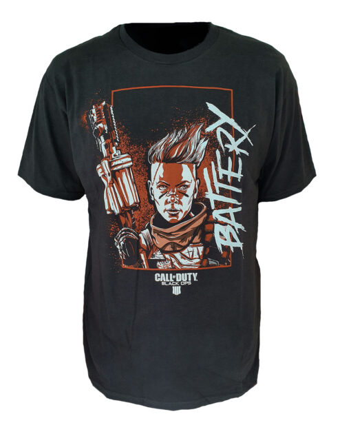 PLAYERA CALL OF DUTY BLACK OPS 4  BATTERY NEGRA GRANDE