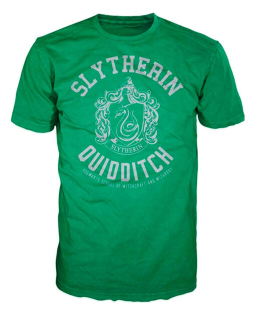PLAYERA HARRY POTTER SLYTHERIN QUIDDITCH VERDE CHICA