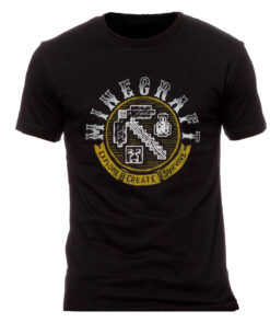 PLAYERA MINECRAFT EXPLORE CREATE SURVIVE NEGRA GRANDE