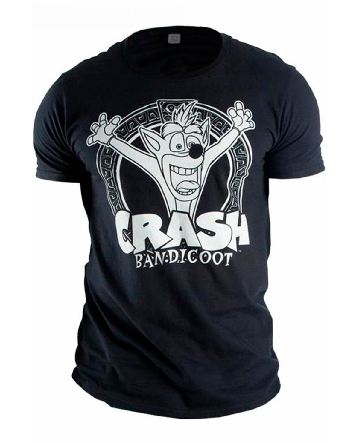 PLAYERA CRASH BANDICOOT CRASH SCREAMING NEGRA CHICA