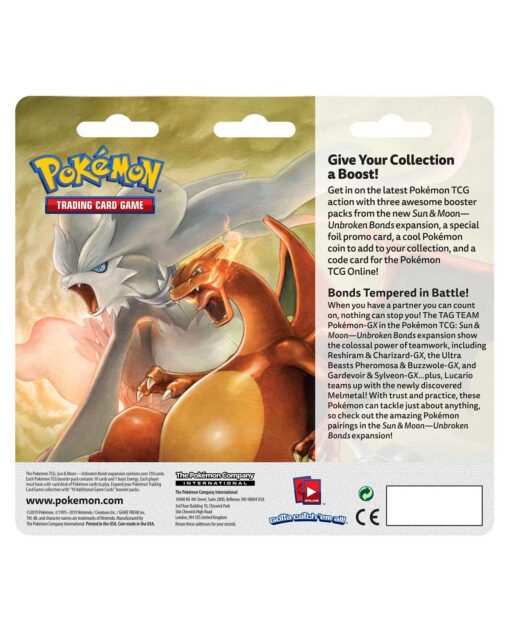 TRIPLE SOBRE POKEMON TRADING CARD GAME SUN AND MOON UNBROKEN BONDS - Image 4