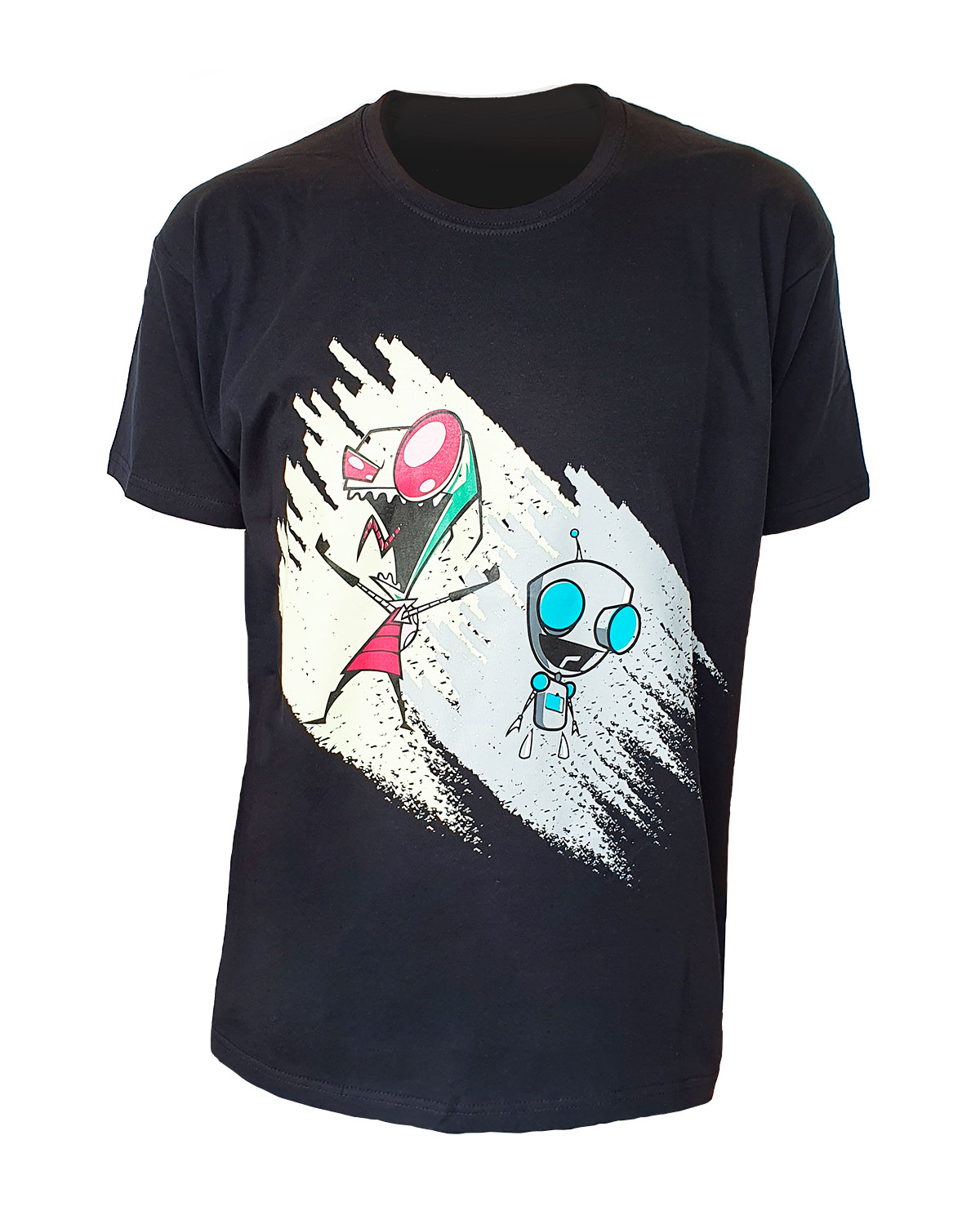 PLAYERA INVASOR ZIM Y GIR NEGRA GRANDE
