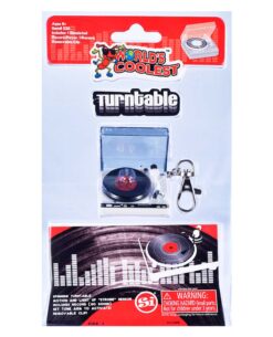 LLAVERO WORLDS COOLEST TURNTABLE