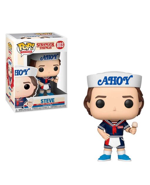 FIGURA POP STRANGER THINGS STEVE WITH HAT AND ICE CREAM - Image 2