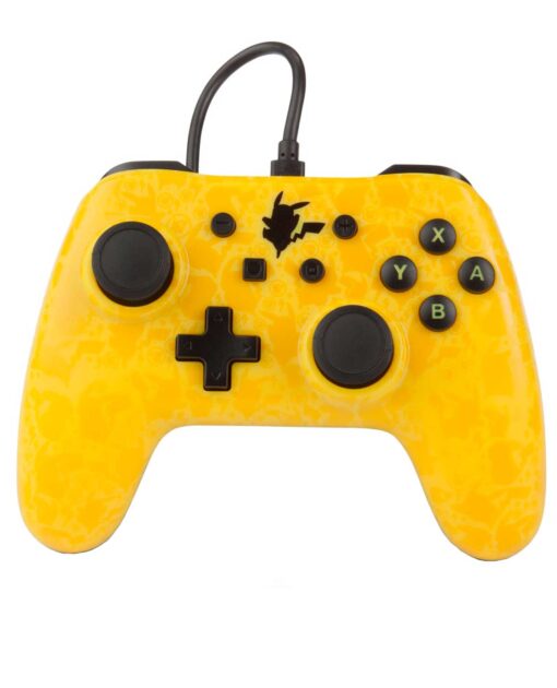 CONTROL NINTENDO SWITCH ALAMBRICO POWER A PIKACHU SILHOUETTE