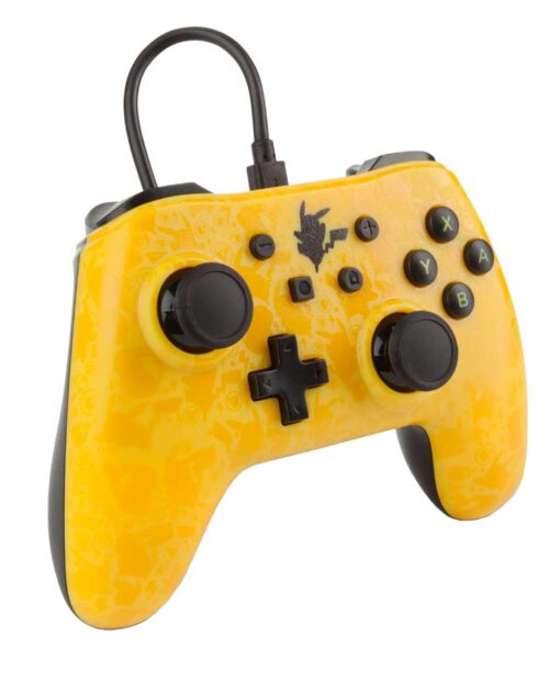 CONTROL NINTENDO SWITCH ALAMBRICO POWER A PIKACHU SILHOUETTE - Image 2