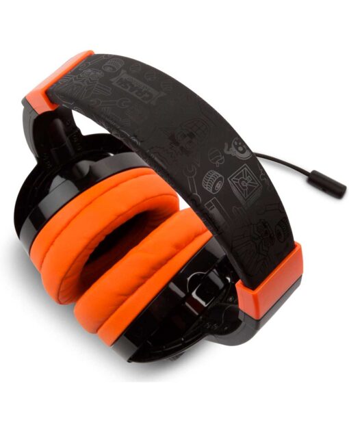 HEADSET PC ALAMBRICO POWER A CRASH TEAM RACING NEGRO Y NARANJA - Image 2