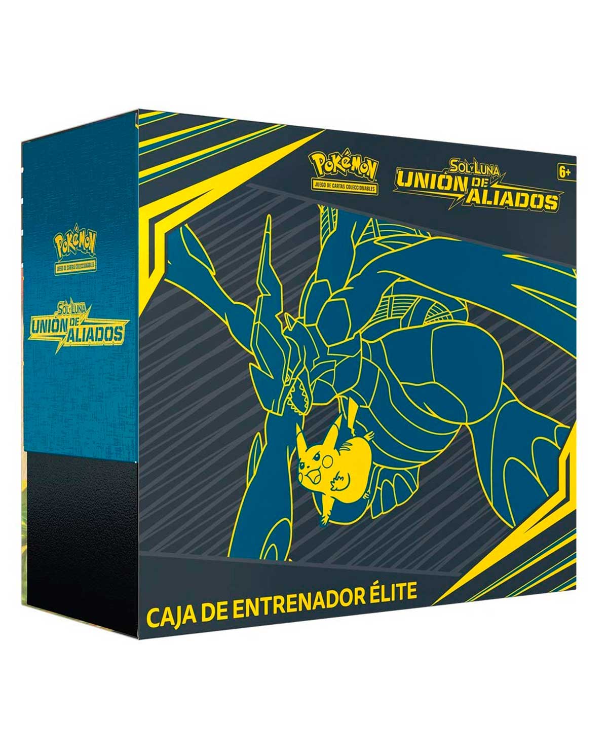 CAJA POKEMON TRADING CARD GAME SOL Y LUNA UNION DE ALIADOS ENTRENADOR ELITE ESP