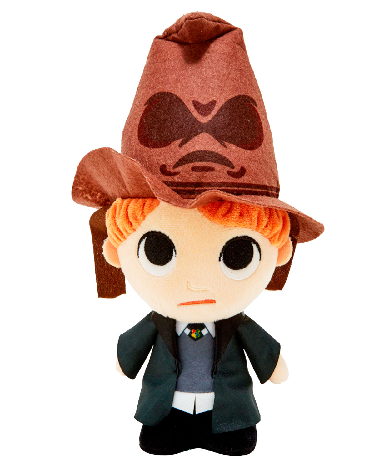PELUCHE SUPERCUTE HARRY POTTER RON WITH SORTING HAT 15 CM