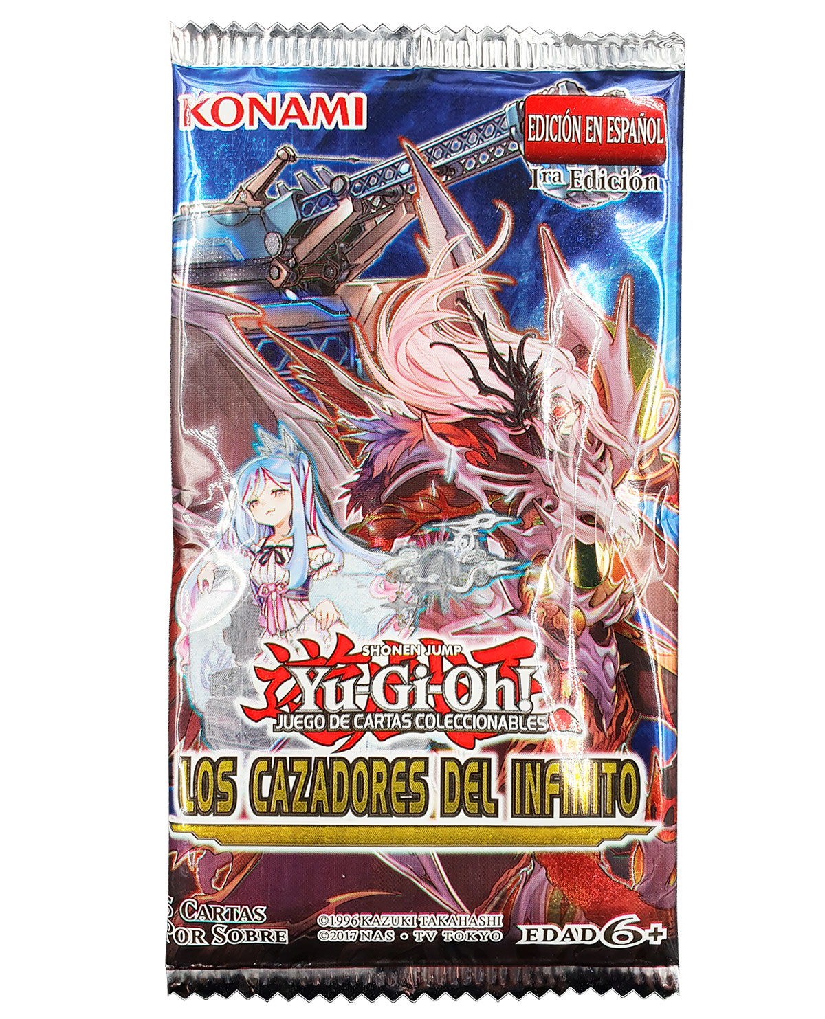 SOBRE YU-GI-OH LOS CAZADORES DEL INFINITO ESP