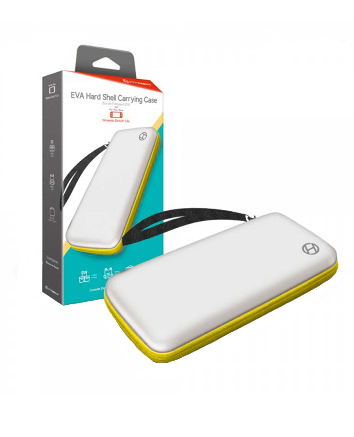 ESTUCHE RIGIDO NINTENDO SWITCH LITE EVA BLANCO Y AMARILLO - Image 3