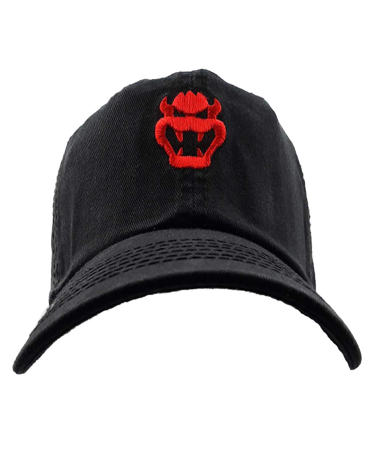 GORRA CLASICA SUPER MARIO BOWSER FACE NEGRA
