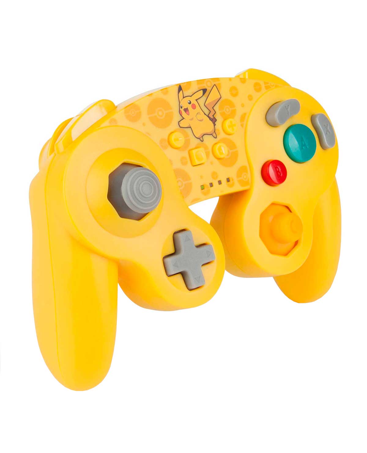 CONTROL NINTENDO SWITCH INALAMBRICO POWER A GAMECUBE PIKACHU - Image 3