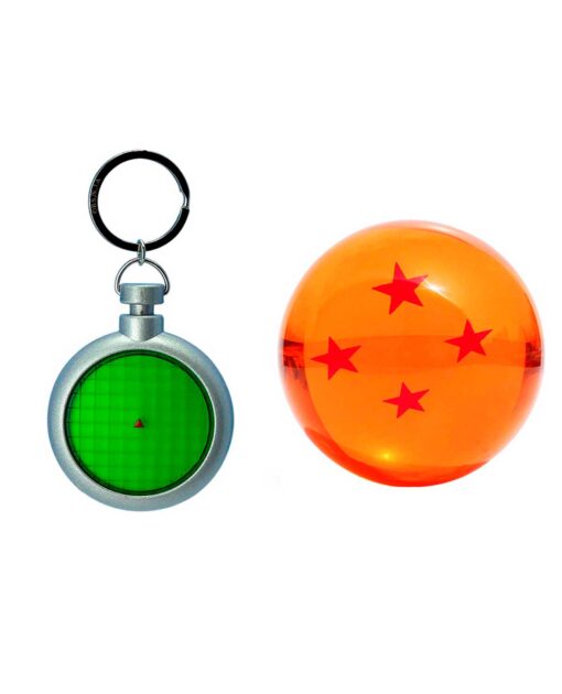 SET DE COLECCION DRAGON BALL Z LLAVERO Y ESFERA