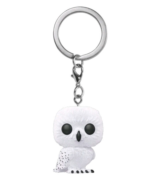 LLAVERO POP HARRY POTTER HEDWIG FLOCKED