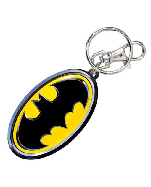 LLAVERO BATMAN LOGO AMARILLO