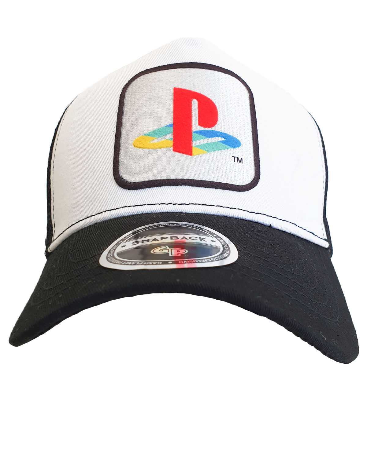 GORRA TRUCKER PLAYSTATION LOGO BLANCA