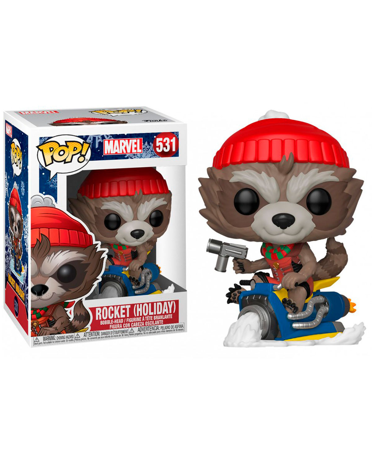 FIGURA POP MARVEL HOLIDAY ROCKET - Image 2