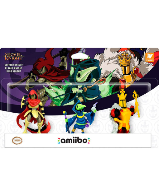 AMIIBO SHOVEL KNIGHT TREASURE TROVE PAQUETE TRIPLE - Image 2