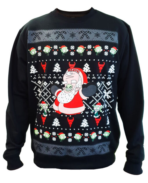 JUMPER DE NAVIDAD INVASOR ZIM NEGRO MEDIANO