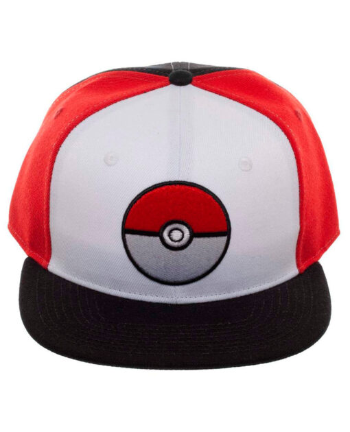 GORRA SNAPBACK POKEMON POKE BALL BLANCA - Image 3