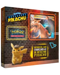 CAJA POKEMON TRADING CARD GAME DETECTIVE PIKACHU CHARIZARD GX ARCHIVO DEL CASO ESP