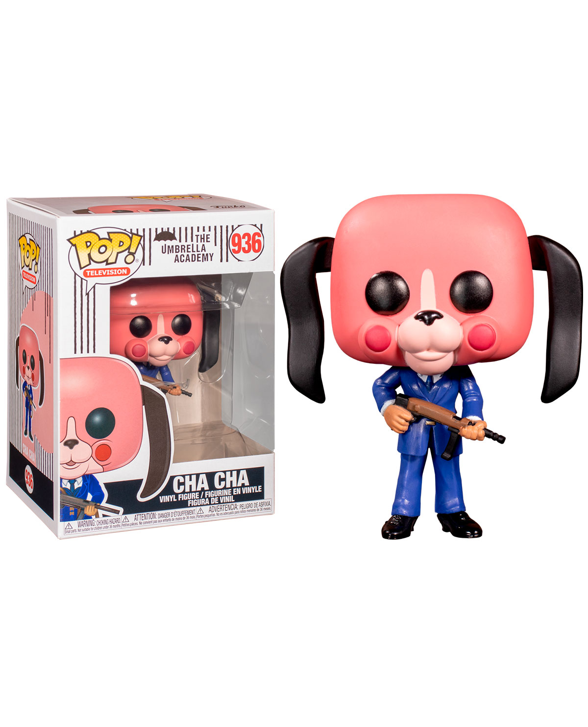 FIGURA POP THE UMBRELLA ACADEMY CHA CHA CON MASCARA - Image 2