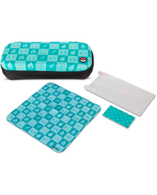 ESTUCHE RIGIDO NINTENDO SWITCH LITE POKEMON CHECKERED TURQUOISE - Image 2