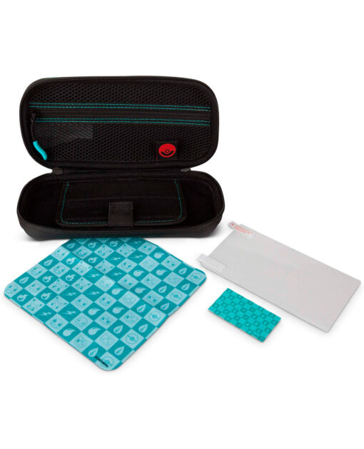 ESTUCHE RIGIDO NINTENDO SWITCH LITE POKEMON CHECKERED TURQUOISE - Image 3