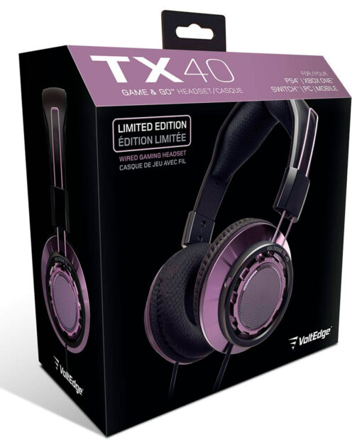 HEADSET PC ALAMBRICO VOLTEDGE TX40 MORADO - Image 4