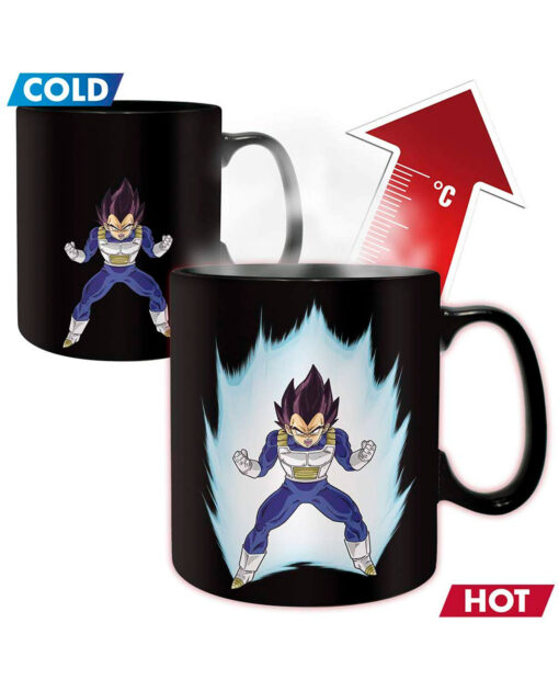 SET DE TAZA Y PORTAVASOS DRAGON BALL Z VEGETA - Image 2