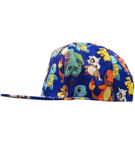 GORRA SNAPBACK POKEMON ALL OVER SUBLIMADA AZUL - Image 3