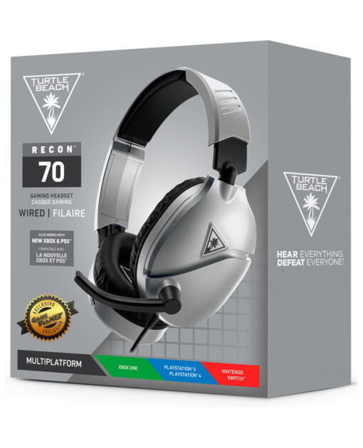 HEADSET PLAYSTATION 4 ALAMBRICO TURTLE BEACH RECON 70 PLATA - Image 3